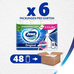 Zewa Wisch&Weg Original Mega Pack, 6 paquets, 48 pièces (paquet de 6)