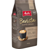 Melitta Barista Classic Crema, grains de café entiers 1 kg, ungemahlen, machines à café pour machines à café, rôtis moyen, étoiles 3, emballage pouvant varier
