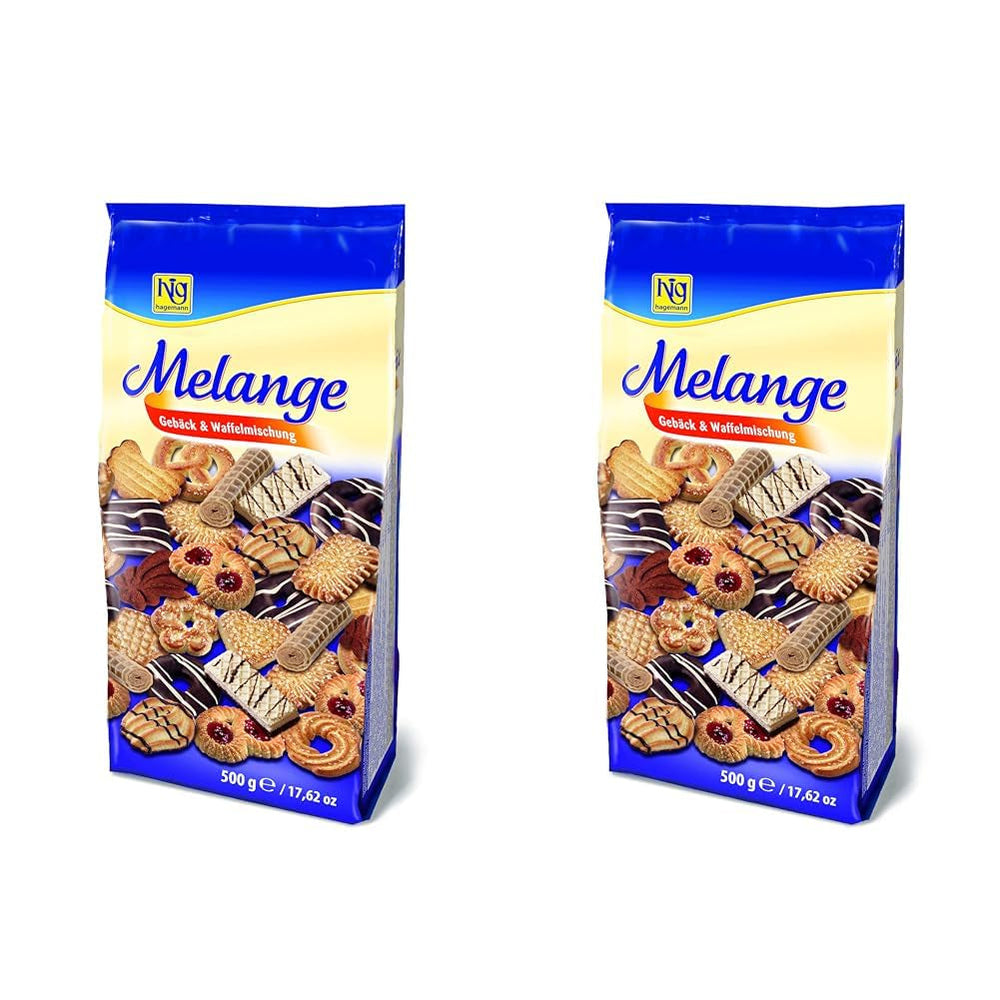 Mélange à gaufrettes mélangées, chocolat, 500 g (paquet de 2)
