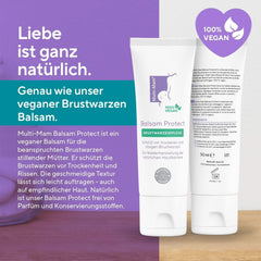Multi-Mam Balsam Protect Beruhigt Und Schützt Trockene Und Rissige Brustwarzen Während Und Vor Der Stillzeit, Brustwarzencreme Stillen, Tube 30 Ml Accessoires Alimentation et Allaitement Bebe Naty Shop