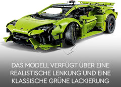 LEGO 42161 Technic Lamborghini Huracán Tecnica Kit de modèle de voiture jouet Ensemble de construction de voiture de course pour enfants garçons filles Collection de fans de sports mécaniques Ensembles de construction cadeaux Besuche den LEGO-Store