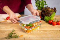 KUHN RIKON 24031 Pot en verre, verre, transparent Boîtes de conservation alimentaire Naty Shop