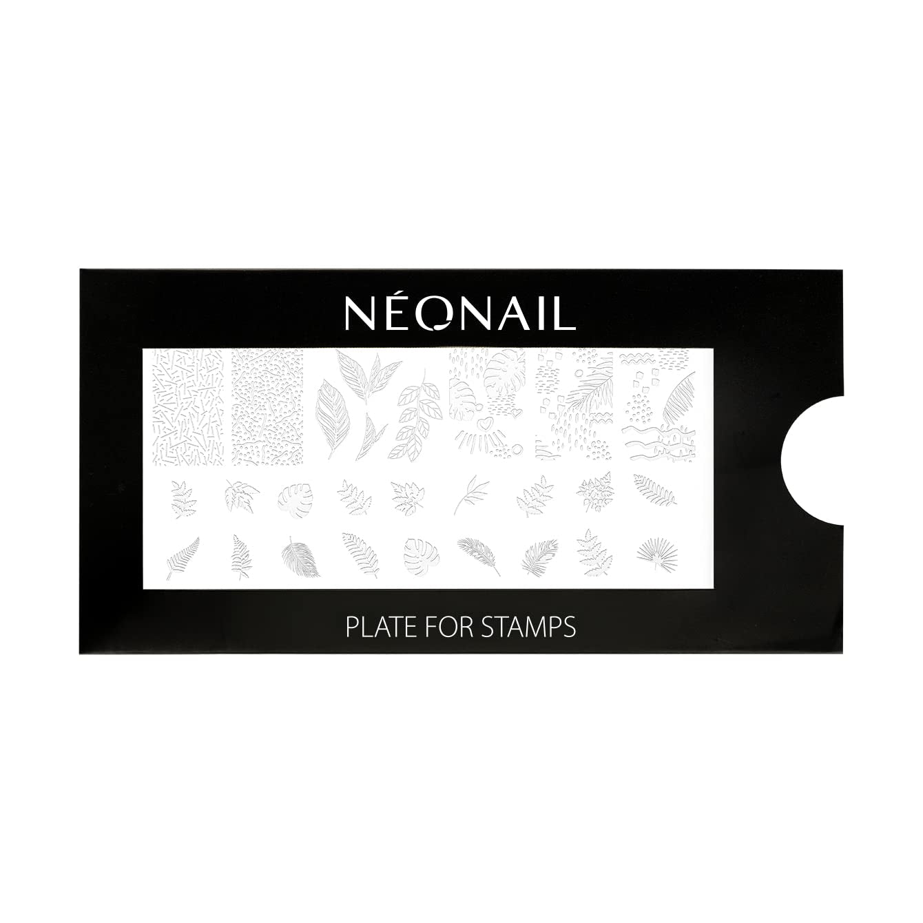 NÉONAIL Nagel Stempel Mit Schaber - Nägel Selber Machen - Nail Art Stamper - Nageldesign Für Nagel Schablone - French Nails Stempel - Silikon Nagelstempel