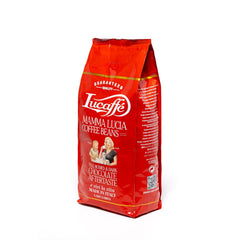 Lucaffé - Kaffeebohnen Mamma Lucia, 1 kg | Café avec poignées pour expresso cremigen | Helle Röstung | Gesmack intensif et cremiger