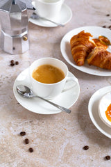 MÄSER 934105 Série Belmira, Service à Café Classique pour 6 Personnes, Service à Café 18 Pièces, Intemporel, Élégant, Délicat, Porcelaine, Blanc