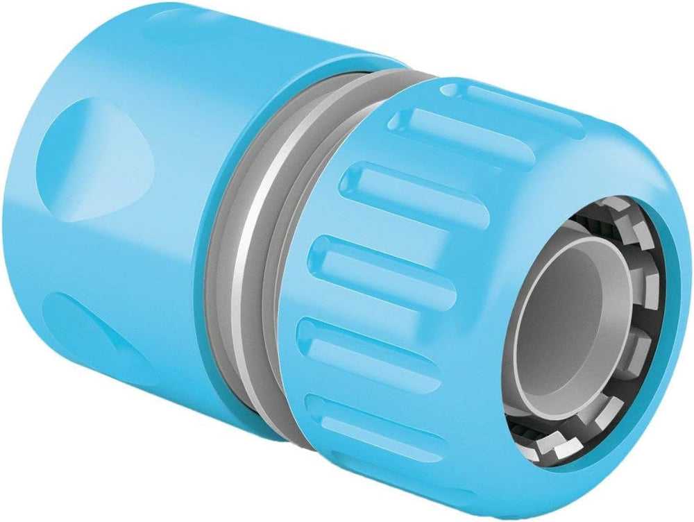 Cellfast Quick Connector – CellPRO 1", attaches en acier inoxydable à débit continu, 2 raccords d'extrémité de tuyau, plastique ABS, 57-027, gris