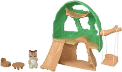 Sylvanian Families 5318 Cabane dans les arbres pour bébé - Ensemble de jeu pour maison de poupée