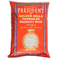 PRESIDENT - Riz Golden Sella Basmati, paquet de 20 (1 x 20 kg)