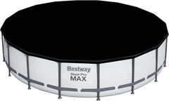 Prelată Bestway din PVC Ø 555 cm, neagră, rotundă