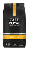 Café Royal Professional Line Espresso - Café en grains pour machines à expresso automatiques, corps intense, torréfaction intense, force 3/5, Rainforest Alliance, 1 kg