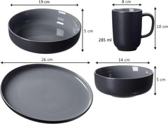 Ritzenhoff & Breker Jasper Combo Service de table | 16 pièces