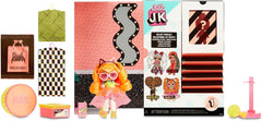 Mdr Surprise ! 570776E7CAZ Mini poupée mannequin JK - 15 surprises, vêtements et accessoires - Objets de collection - Neon QT