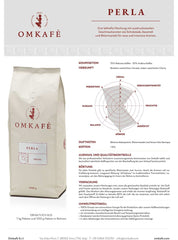 Nouveaux grains de café Perla | Le plaisir du café comme en Italie | Boulangerie familiale italienne, Poids : 12 x 1 kg