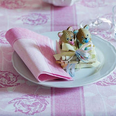 PAPSTAR 50 șervețele ROYAL Collection 1/4-fold 40 Cm X 40 Cm Pink Linum