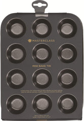 Masterclass Törtchenform Master Class Für 12 Stück 25X20Cm, Karbonstahl, Grau, 28 X 18 X 18 Cm Moules et plaques pour la pâtisserie Naty Shop