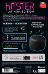 Hitster Platinum Edition – Jeu de musique de fête avec 500 chansons pop, rock, hip-hop, dance et bien plus encore, haut-parleur inclus