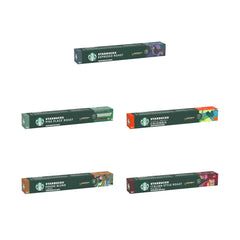 STARBUCKS Coffee Shop Classics – Pack de torréfaction expresso STARBUCKS de Nespresso, capsules de café 10 x 10 (100 capsules) – Exclusivité Amazon