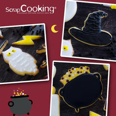 ScrapCooking Emporte-pièces en Acier Inoxydable 4 pièces Accessoire de pâtisserie décoration d'anniversaire - 2071