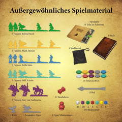 KOSMOS 680565 Les Aventures de Robin des Bois, nominé pour le jeu de l'année 2021, jeu d'aventure coopératif pour toute la famille, jeu de société pour 2 à 4 joueurs à partir de 10 ans