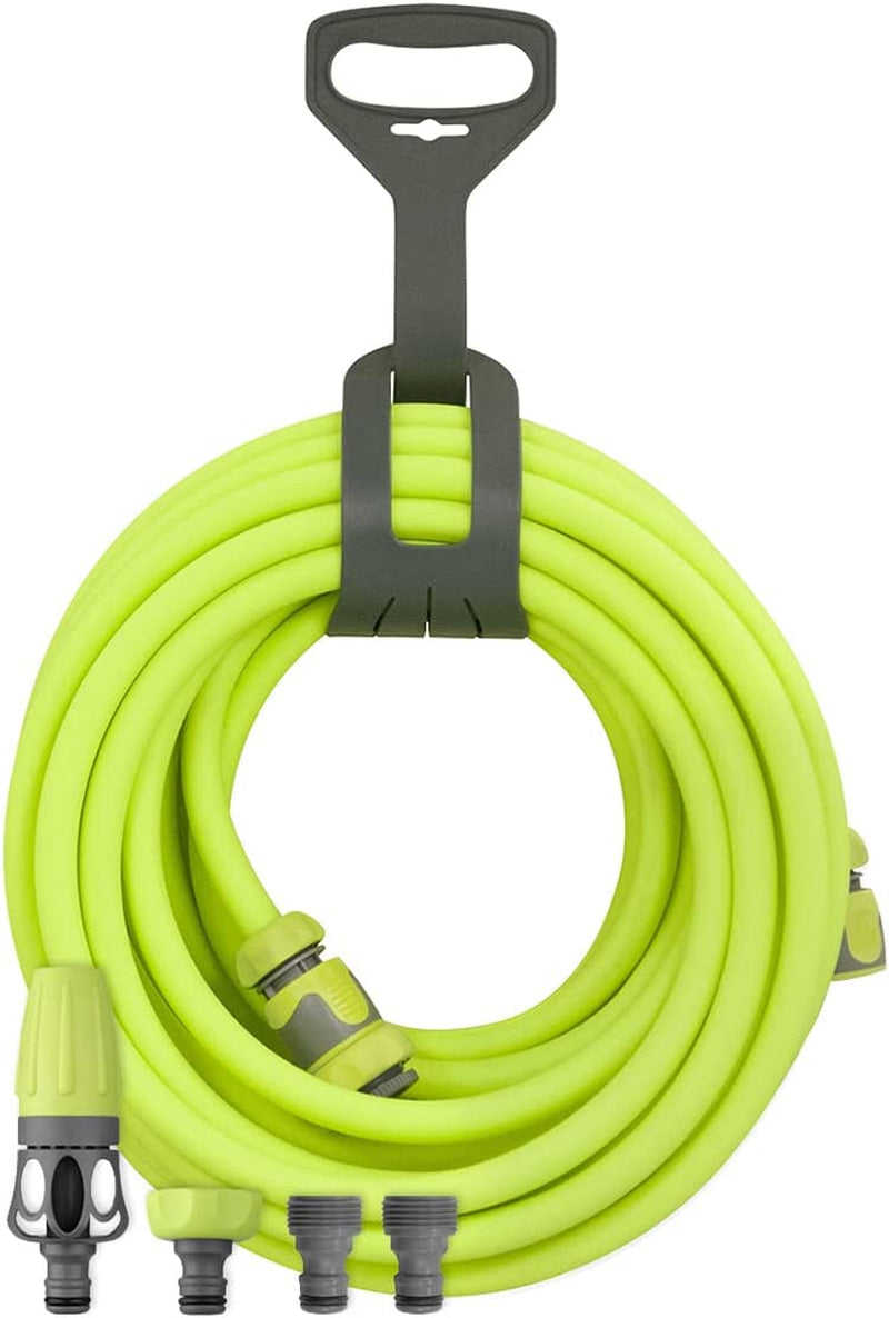 Ensemble de tuyaux d'arrosage à connexion rapide, 1/2 po x 50 pi, durable, léger, sans danger pour l'eau potable – hfzg12050qn