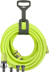 Ensemble de tuyaux d'arrosage à connexion rapide, 1/2 po x 50 pi, durable, léger, sans danger pour l'eau potable – hfzg12050qn