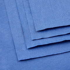 SER4230239 Serviette 40 X 40, 2 épaisseurs, pli 1/4, 100 serviettes, 2 épaisseurs, bord lisse, bleu
