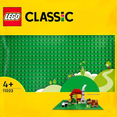 LEGO 11023 Plaque de construction classique verte, plaque de base carrée avec évidements 32X32 comme base pour la construction et d'autres ensembles LEGO Jeux de construction Besuche den LEGO-Store Single