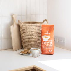 À la maison Barista Caffé Crema Forte 1000g de grains entiers