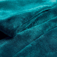 Douceur D'Intérieur FLANOU Plaid, Poliester, Albastru, 125 X 150 Cm Plapumi si pilote Naty Shop