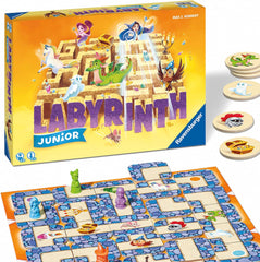 Ravensburger Jeu pour Enfants 20847 - Labyrinthe Junior - Classique familial pour les tout-petits, jeu à partir de 4 ans - Jeu de société adapté à 2 à 4 joueurs, édition Junior