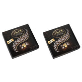 Coffret cadeau LINDOR Extra Black 70% Cacao, Chocolat cadeau, env. 15 truffes LINDOR, 186 g (paquet de 2)