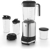 WMF Kult Pro Multifunktionsmixer Hochleistungsmixer, 30 000 U/Min, Smoothie Maker, Standmixer, Ice-Crush Funktion, 4 Mixbehälter Inkl. Togo-Verschluss Cuisine Naty Shop