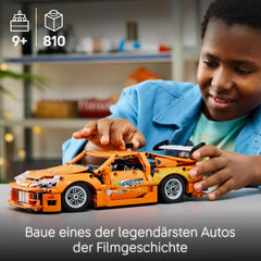 LEGO Technic Fast and Furious Toyota Supra MK4 - Jeu de voiture - Avec moteur à 6 cylindres et porte-clés - Ensemble de modèles pour jeunes et filles à partir de 9 ans - Idée cadeau pour le anniversaire 42204