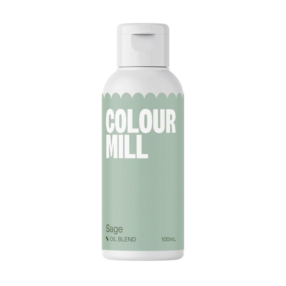 Colorant alimentaire à base d'huile de sauge Color Mill - Colorant alimentaire pour chocolat, fondant, muffins, gâteaux, pâtisserie, macarons - Colorant alimentaire pour décoration de gâteaux - 100 ml