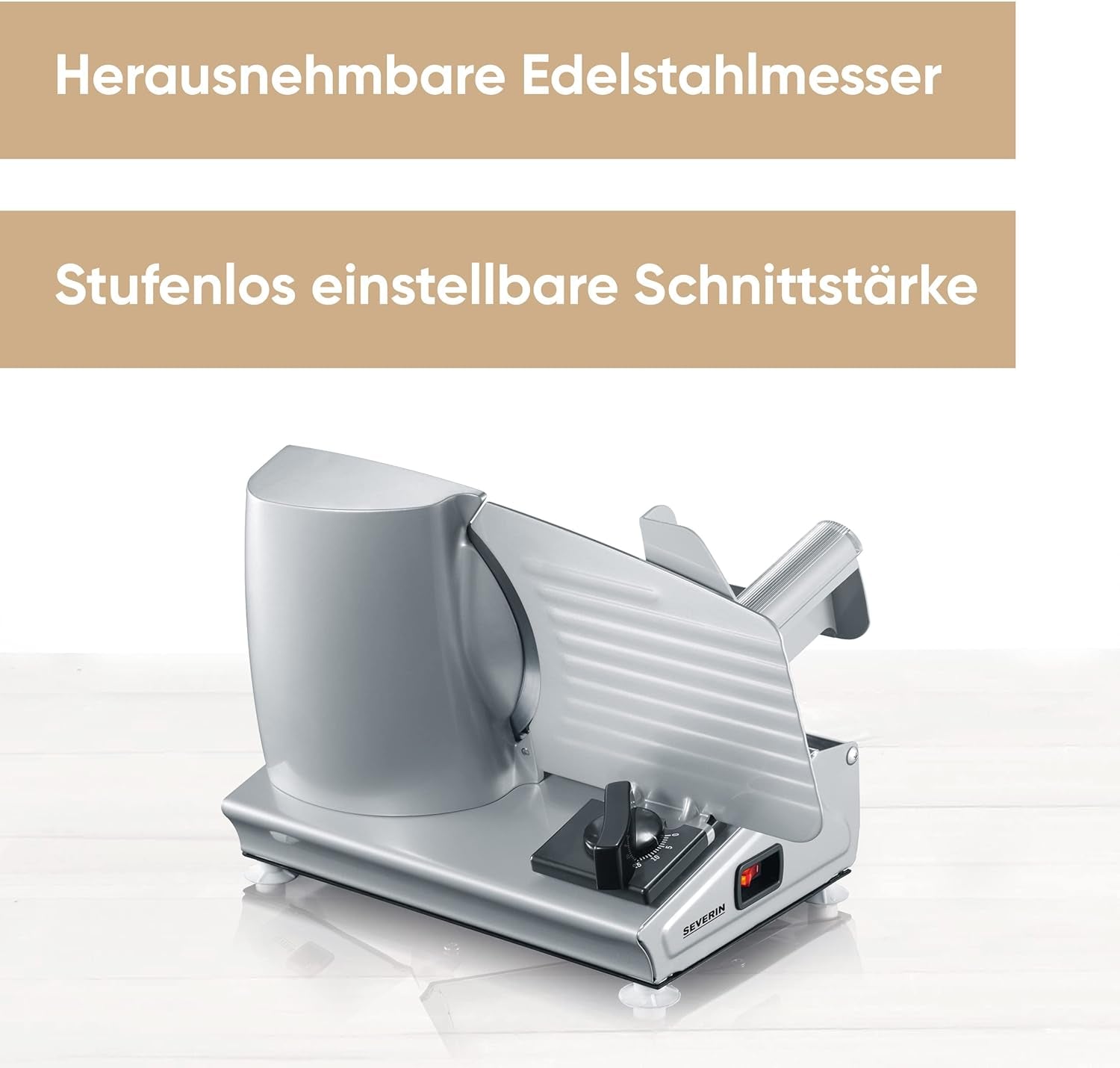 SEVERIN Feliator multifuncțional pentru pâine, mezeluri sau brânză Rasnite si Feliatoare Naty Shop