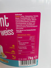 Fondant blanc DECOCINO - pack économique de 7 kilos - idéal pour décorer gâteaux, tartes, cake pops - pâte à sucre vegan et sans lactose Naty Shop