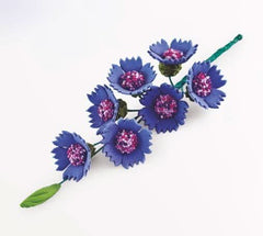 Decoratiune comestibila din zahar,Crenguta Albastrele Nati Shop