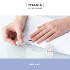 Vernis à ongles anti-rougeurs TITANIA (10 ml) • Vernis à ongles rongeants • Prévention des rongements d'ongles • Protection des ongles rongés par les mains • Prévention des rongements d'ongles par les mains