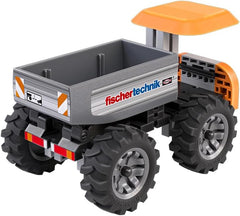 fischertechnik Truck 576105 – Jeu de construction pédagogique, LKW-Spielzeug-Bausatz für Kinder ab 7 Jahren, orange