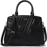 DKNY Medium Satchel Sacs Femme Naty Shop Noir / Or Taille unique