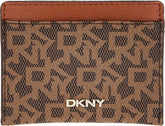 DKNY Bryant L Accessoire de voyage pour femme Enveloppe Porte-cartes Portefeuille Femme Naty Shop Moka/Caramel Taille unique
