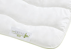 Badenia Trendline Eco couette Aerelle Blue Duo 135 X 200 Cm, Blanc, certifié Öko-Tex, Produit selon la norme de qualité allemande Couettes et couettes Naty Shop