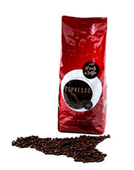 Espresso 2 x 1000 g de grains de café entiers - Un métier de torréfaction italien original pour les plus hautes exigences ! Café, Cappuccino, Expresso, Latte Macchiato