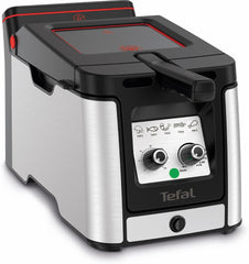 Friteuse Tefal FR600D Clear Duo, friture avec moins de fumée et d'odeurs, capacité de 1,2 kg, thermostat, minuterie, grande fenêtre de visualisation sans buée Appareils électroménagers Naty Shop Clear Duo