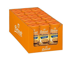 Brandt Hobbits Chocolate - Paquet de 18 - Boîte de rangement - Biscuits au chocolat mi-fin à l'avoine complète et à haute teneur en fibres (18 x 265 g)