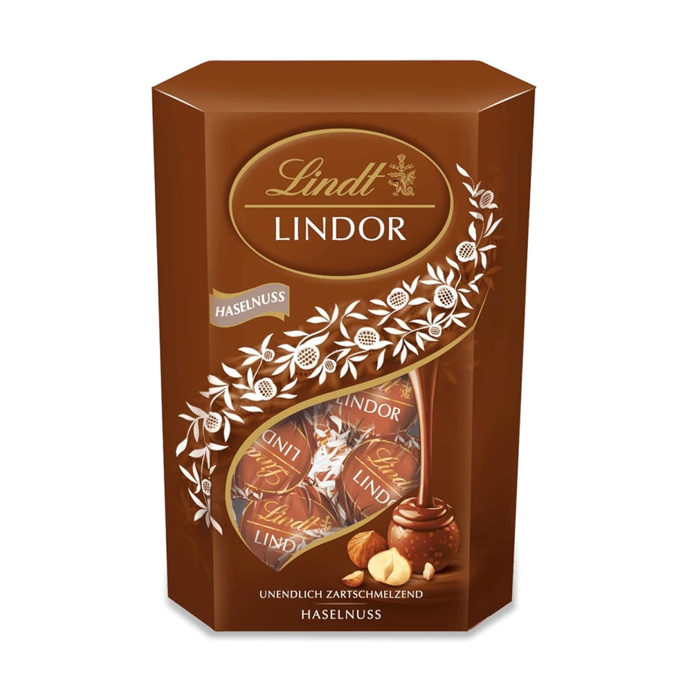 Lindt Chocolate LINDOR Balls Hazelnut, 500 grame Bomboane de Ciocolata Naty Shop Default Title