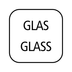 APS 765 Mug universel, mug verseur en verre avec bouchon à vis en acier inoxydable, mug verseur pour miel, café crème ou autres liquides, 8,5 x 12 cm, hauteur 13 cm