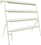 Système hydroponique, kit de culture hydroponique en tour, support de jardinière à 4 niveaux avec 36 trous de plantation, systèmes de culture de plantes sans sol pour jardin, bureau et autres espaces intérieurs et extérieurs