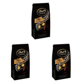 Boules de chocolat Lindor 70% de cacao extra noir | Sachet de 137g | Env. 10 boules de chocolat noir fin fourrées fondantes | Cadeau de chocolat | Cadeau chocolat