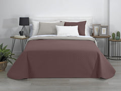 Estoralis | AVA | Courtepointe boutique réversible | Pour toutes les saisons | Couleur - Beige/Marron | Pour lit 120/135 cm. lit. (230 X 270 Cm. Ancho X Alto) | Quilt matelassé Quilts et quilts Naty Shop Titre par défaut